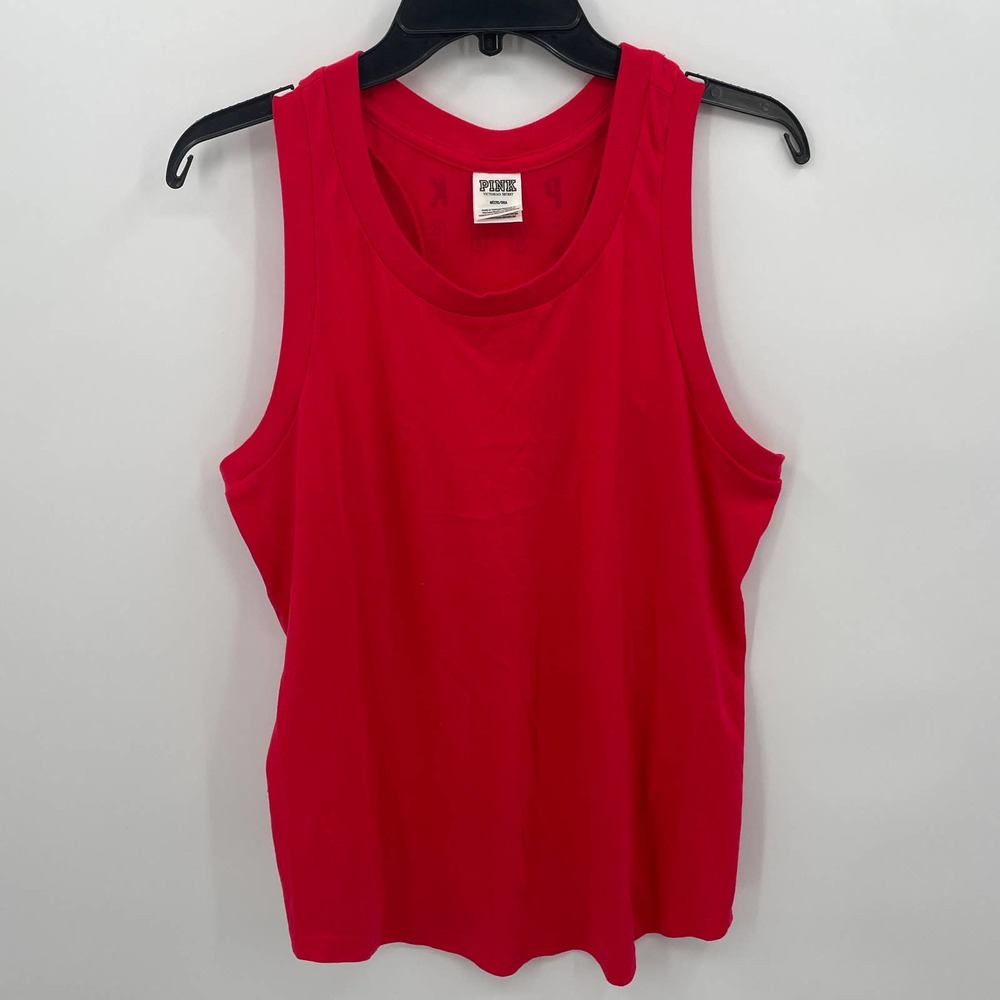 Pink Victoria's Secret Women's Racerback Tank Size Medium - Picture 1 of 4